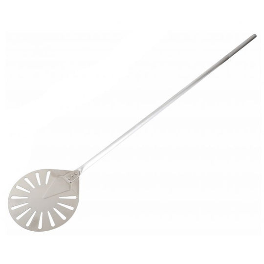 Pizza Scoop  PIZZASKAL I RUSTFRIT STÅL RUND PERFORERET 23-120
