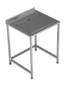 Arbejdsbord med integreret drypbakke 700x650