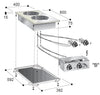 Elektrisk. range 2 plader.