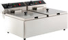 Electric counter fryer 2x6 l
