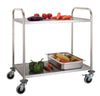 Vogn flat-pack med 2 hylder