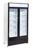 Refrigerator 2 glass doors bez-750 gd - NordeleGastro