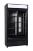 Refrigerator with sliding glass doors bez-780 sl black - NordeleGastro