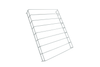Shelf partition white left + right  7455.2200-2205-2210 + 7455.2400-2410-2416 + 7455.2900-2905