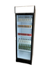 Refrigerator 1 glass door left rotating - NordeleGastro