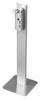 Disinfection post incl. elbow-operated dispener