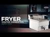Electric counter fryer 1x8 l
