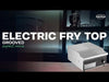 Elektrisk stegeplade rillet