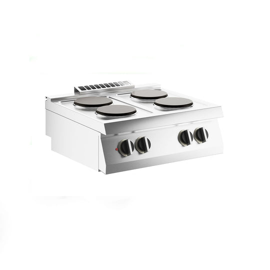 SILKO EL kogebord m. 4 kogeplader