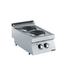 ZANUSSI  KOGEPLADELINJE EVO700 2-VARMEPLADER ELEKTRISK KOGENDE TOPSERIE 372014