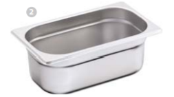 Stalgast kantine 265x162 mm GN 1/4 - NordeleGastro